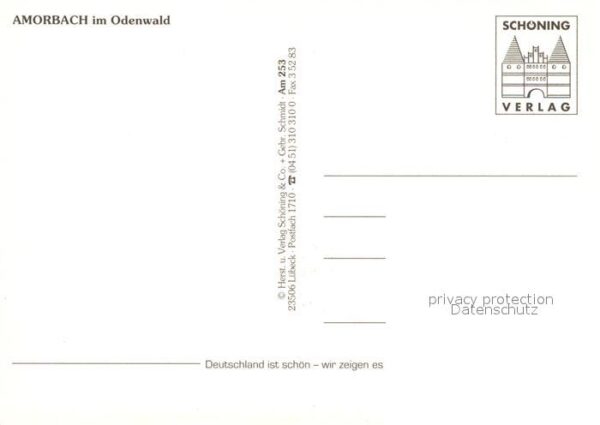 Amorbach Miltenberg Marktplatz Kirche Nachtaufnahme – Bild 2