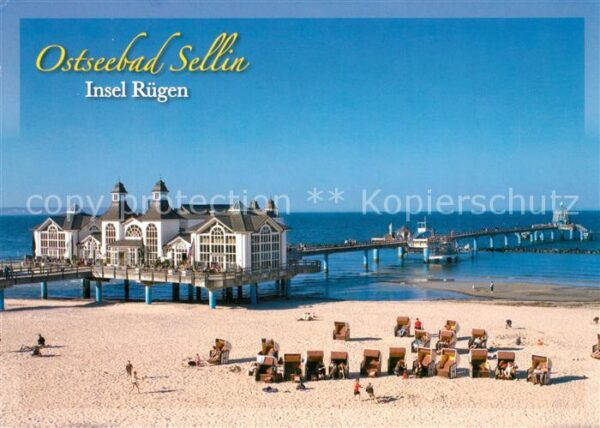 Sellin Ruegen Strand Seebrücke Tauchgondel