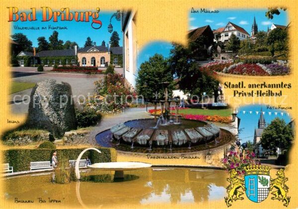 Bad Driburg Wandelhalle Kurpark Iburg Brunnen Big T
