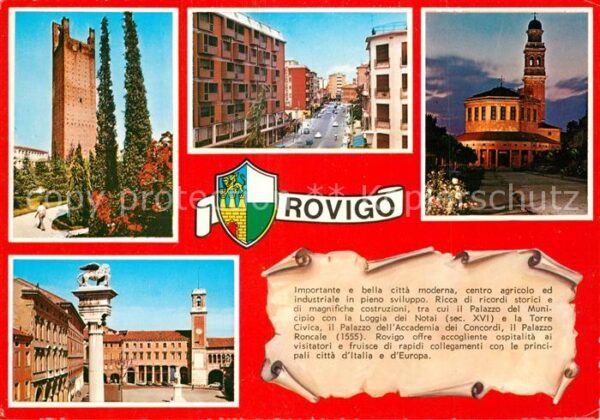 Rovigo Torre Civica Loggia dei Notai Palazzo R