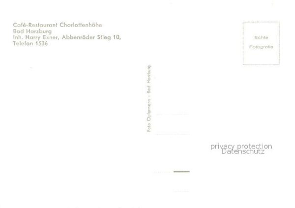 Bad Harzburg Cafe Charlottenhöhe – Bild 2