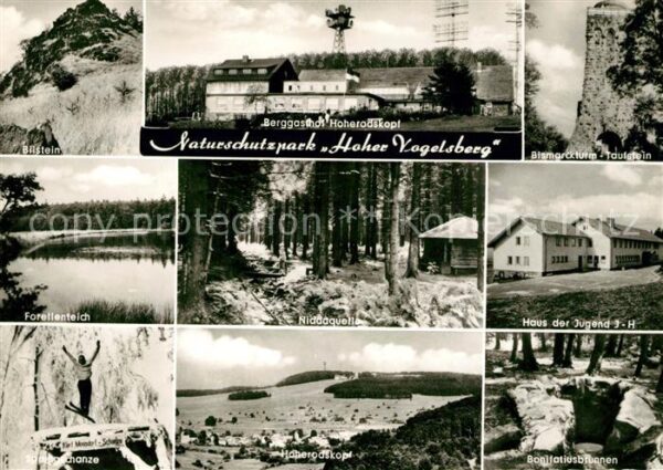 Hoherodskopf Hoher Vogelsberg Bismarckturm Taufstein