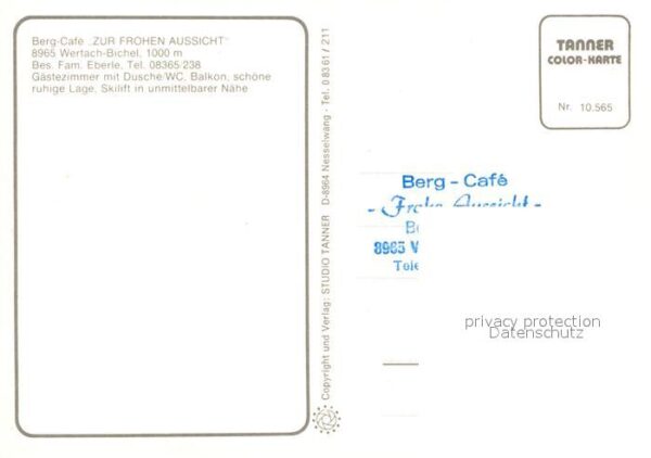 Wertach Berg-Cafe Zur frohen Aussicht – Bild 2