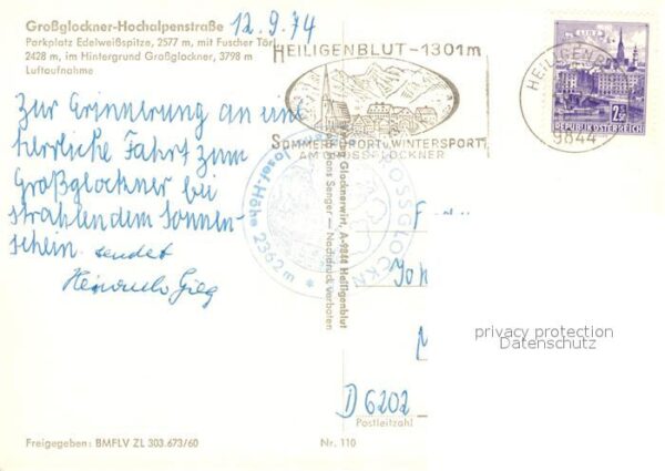 Grossglockner Hochalpenstrasse Fliegeraufnahme – Bild 2