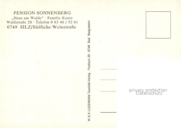 Silz Pfalz Pension Sonnenberg – Bild 2