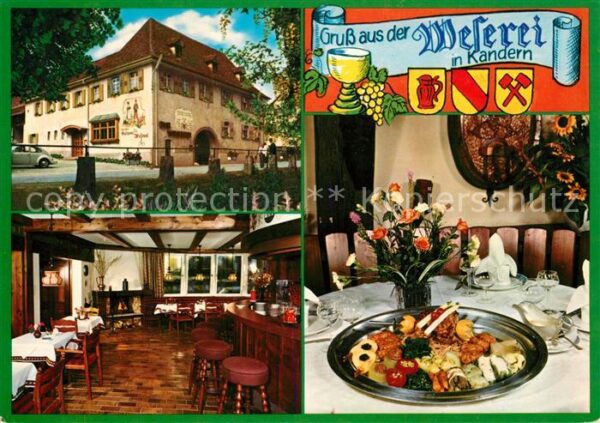 Kandern Gasthaus zur Weserei