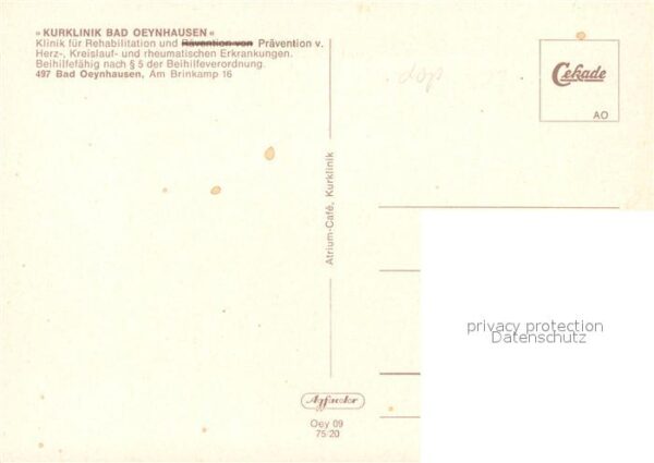 Bad Oeynhausen Kurklinik Fliegeraufnahme – Bild 2