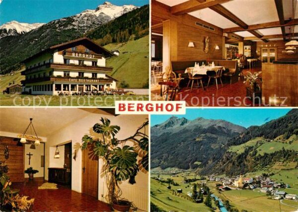 Neustift Stubaital Tirol Hotel Berghof Gasträume Fliegeraufnahme