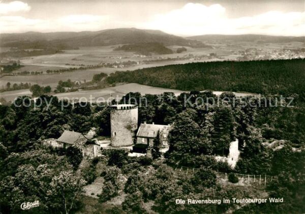 Teutoburgerwald Die Ravensburg Fliegeraufnahme