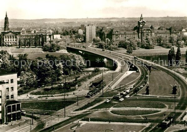 Dresden Blick auf Dr Friedrichs Brücke