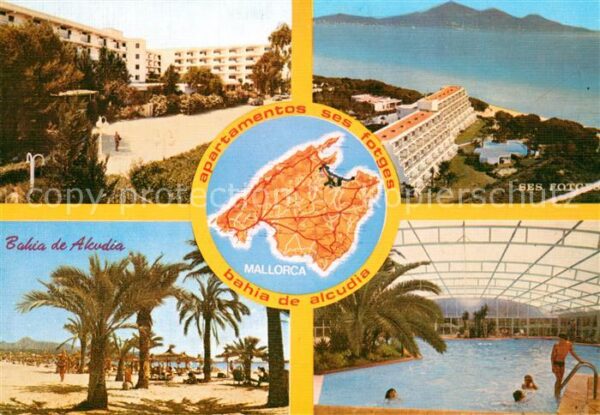 Bahia de Alcudia Aparthotel Ses Fotges Fliegeraufnahme S