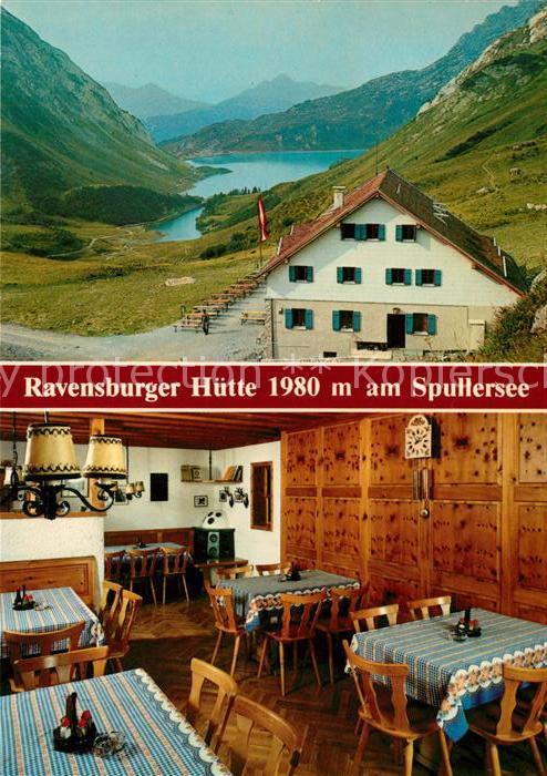Ravensburgerhuette am Spullersee Gaststube