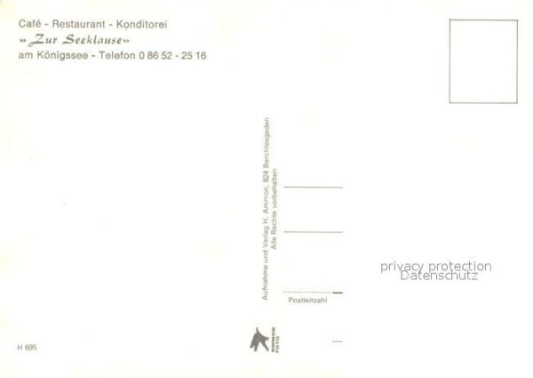 Koenigssee Cafe Restaurant Zur Seeklause – Bild 2