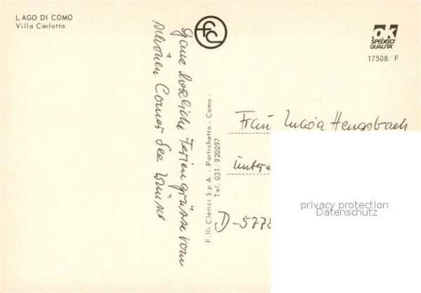 Lago di Como Villa Carlotta Details – Bild 2