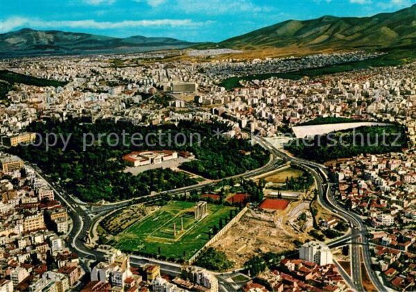 Athen Griechenland Fliegeraufnahme