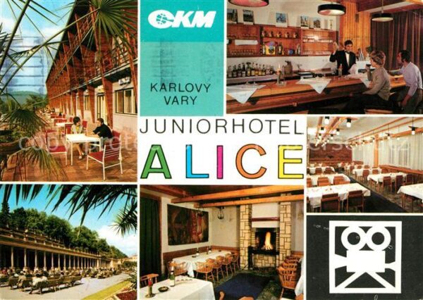 Karlovy Vary uniorhotel Alice Bar Terrasse Speisesaa