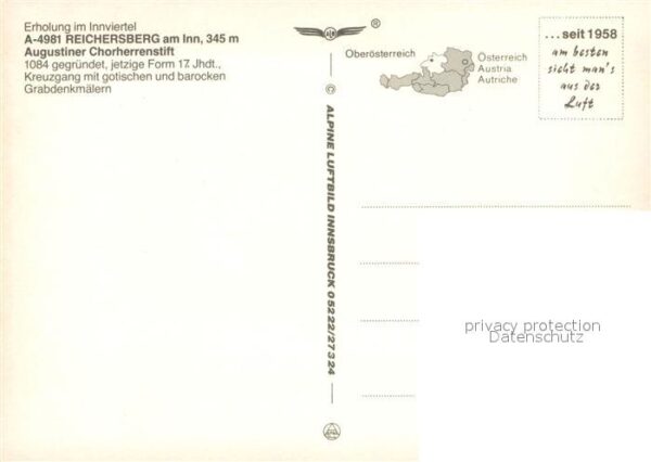 Reichersberg Inn Augustiner Chorherrenstift Fliegeraufna – Bild 2