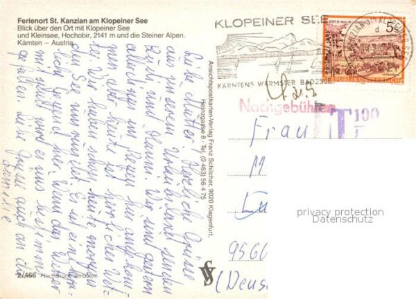 St Kanzian Klopeiner See Fliegeraufnahme mit Kleinsee Hochobir u – Bild 2