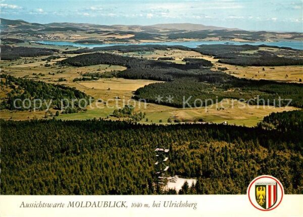 Ulrichsberg Oberoesterreich Aussichtswarte Moldaublick Fliegeraufna