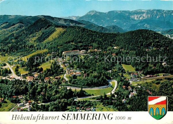Semmering Niederoesterreich Fliegeraufnahme