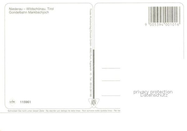 Niederau Wildschoenau Gondelbahn Markbachjoch – Bild 2
