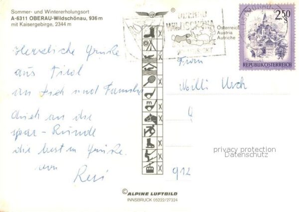 Oberau Tirol Fliegeraufnahme Kaisergebirge – Bild 2