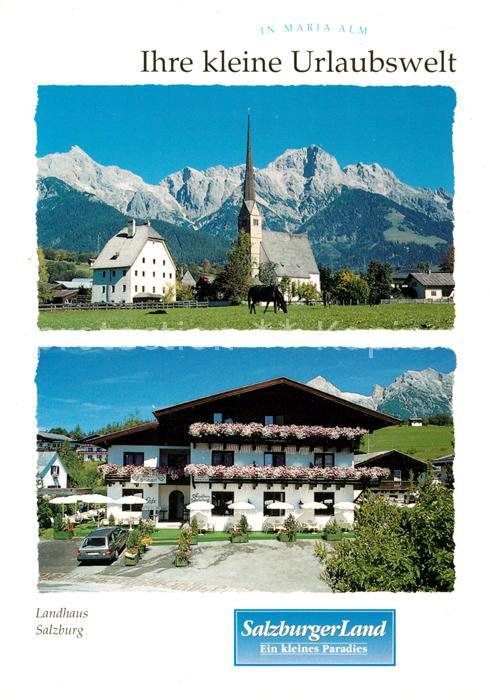 Maria Alm Steinernen Meer Hallers kleine Urlaubswelt Kirche