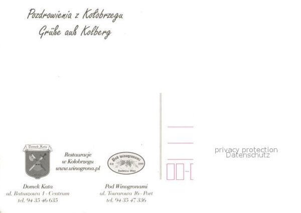 Kolberg Ostseebad Kolobrzeg Domek Kata Restaurant – Bild 2