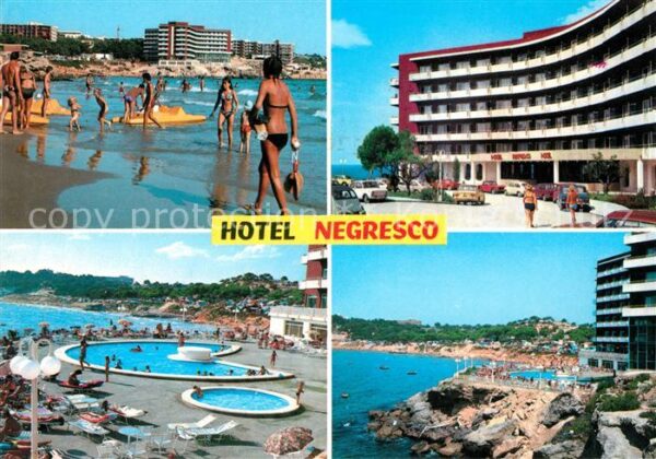 Tarragona Hotel Negresco Schwimmbad Strand
