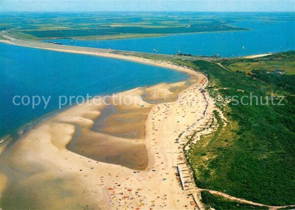 Vrouwenpolder Fliegeraufnahme Nordsee Veerse Meer Str
