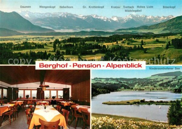 Stoffels Berggasthof Pension Alpenblick Niederso