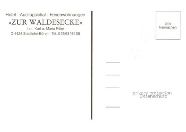 Stadtlohn Büren Hotel Ausflugslokal Zur Waldeseck – Bild 2