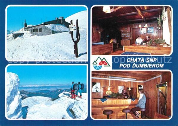 Slowakische Republik Chata SNP Pod Dumbierom Winter