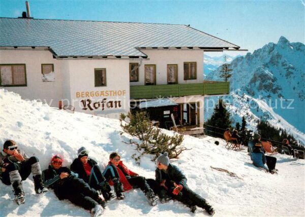 Maurach Tirol Berggasthof Rofan