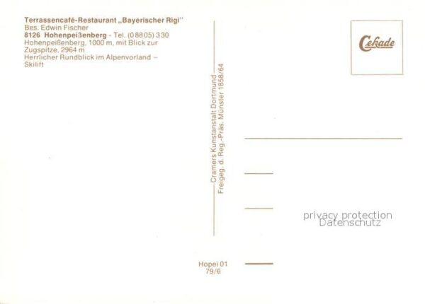 Hohenpeissenberg Fliegeraufnahme Terrassencafe Restauran – Bild 2