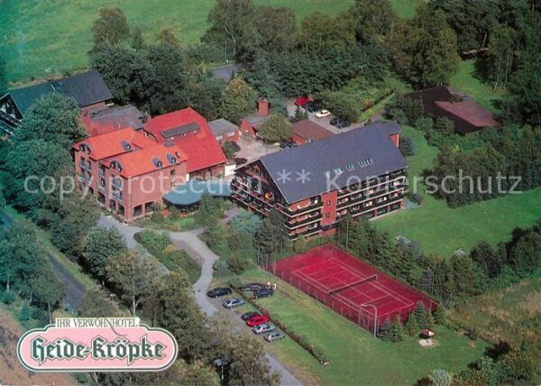 Essel Aller Fliegeraufnahme Verwöhnhotel Heide Kröp