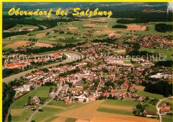 Oberndorf Salzburg Fliegeraufnahme Stille Nacht