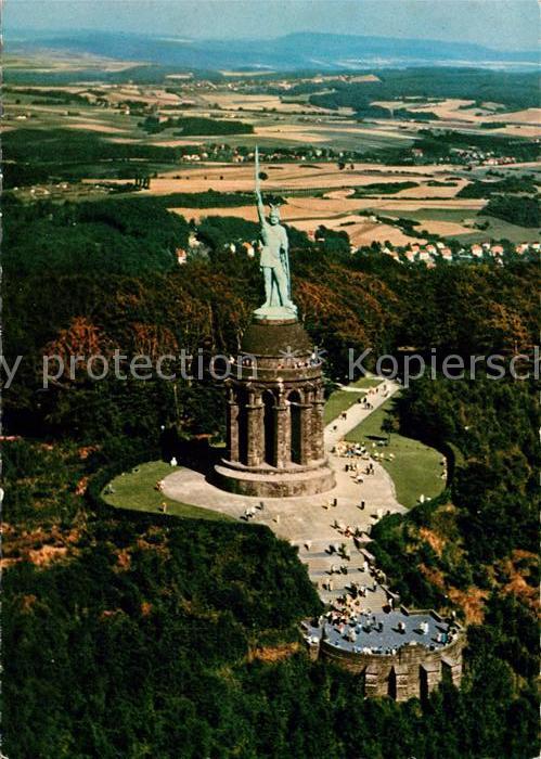 Hermannsdenkmal Fliegeraufnahme