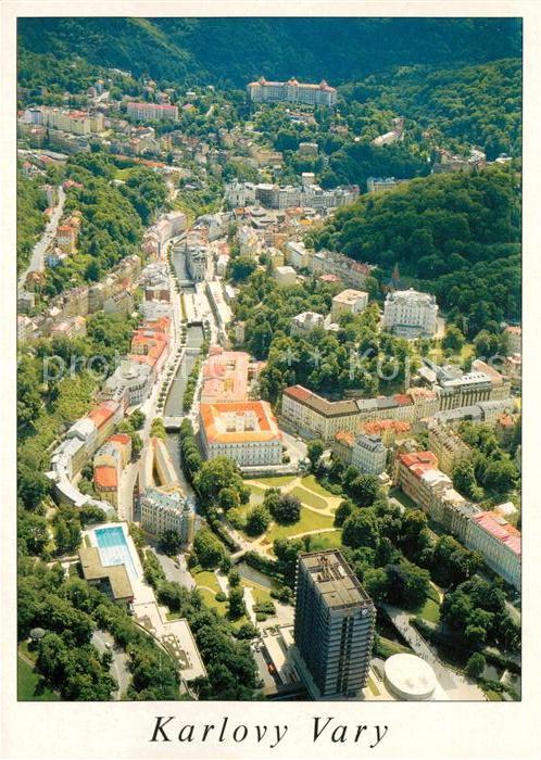 Karlovy Vary Fliegeraufnahme