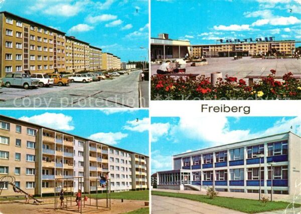 Freiberg Sachsen Tschaikowkistrasse Versorgungszentrum U