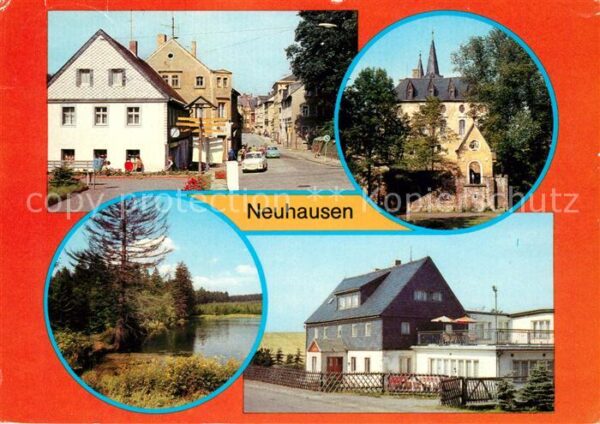 Neuhausen Marienberg Bahnhofstrasse Schloss Purschenstein Fe