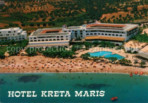 Limin Hersonissou Fliegeraufnahme Hotel Kreta Maris