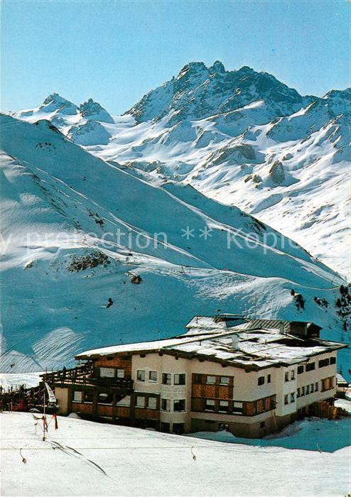 Ischgl Silvretta Restaurant auf der Idalpe Flu