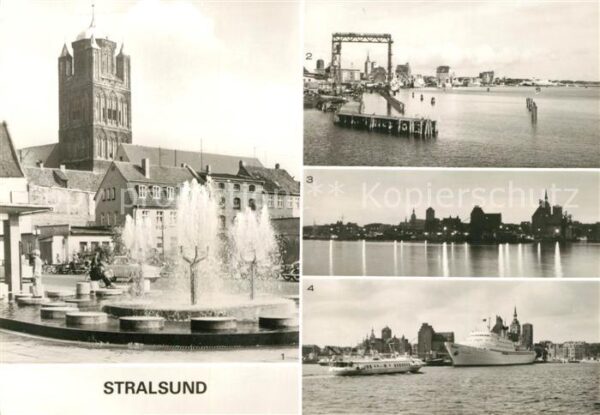 Stralsund Mecklenburg Vorpommern Ossenreyer Strasse Rugendammbrücke Hafe