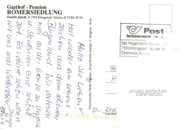 Koenigsdorf Burgenland Gasthof Romersisedlung – Bild 2