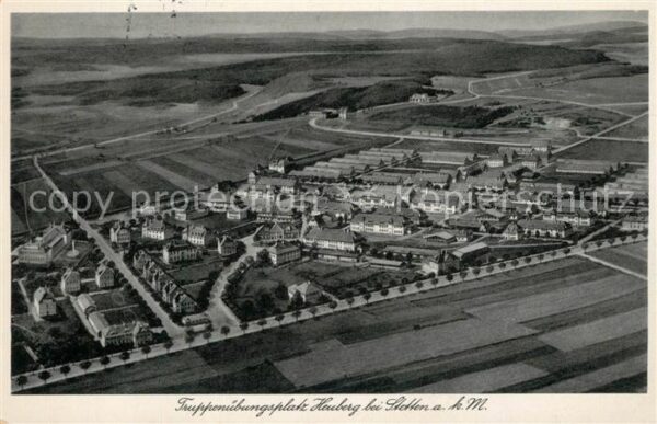 Heuberg Stetten kalten Markt Truppenübungsplatz Fliegeraufnahme