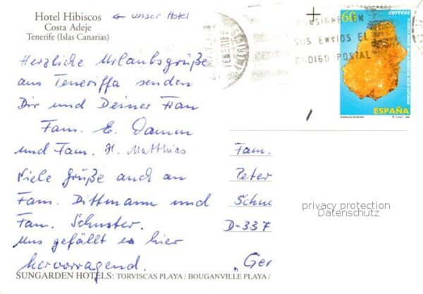 Adeje Hotel Hibiscos Swimming Pool – Bild 2