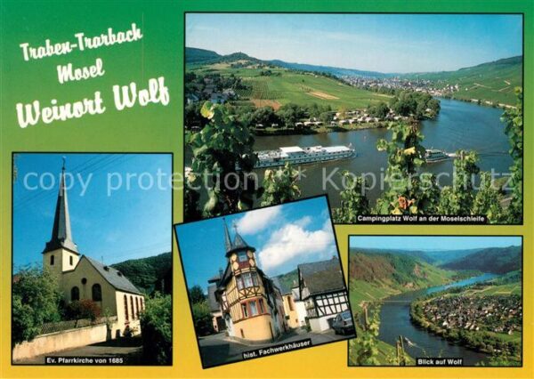Wolf Mosel Pfarrkirche Panorama Moseltal Campingpl