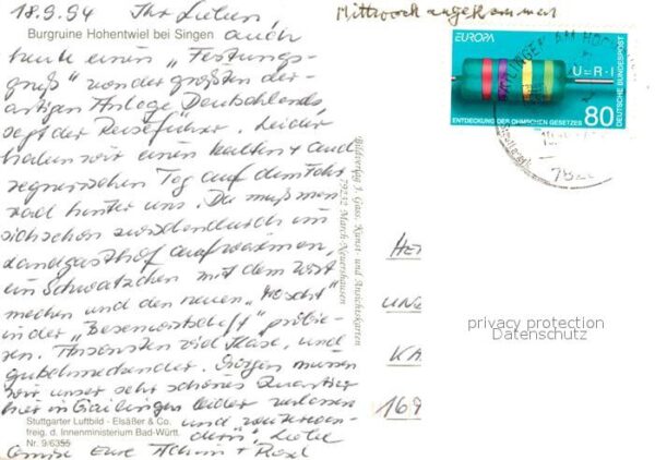 Singen Hohentwiel Burgruine Hohentwiel Fliegeraufnahme – Bild 2