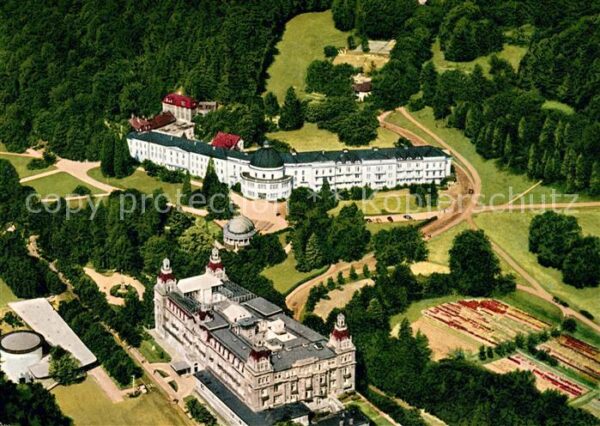 Bad Wildungen Fürstenhof und Badehotel Fliegeraufnahm